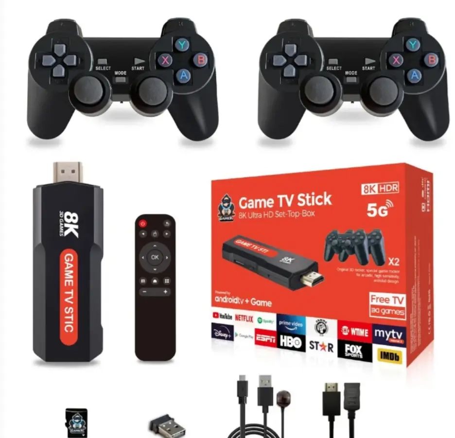 Game Stick 8K – Revive tu infancia en la TV